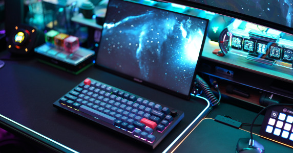 유무선 커스텀기계식 키보드, 키크론 V1 MAX 바나나축 리뷰